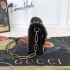 Gucci Broadway Small Velvet Bee Shoulder Bag